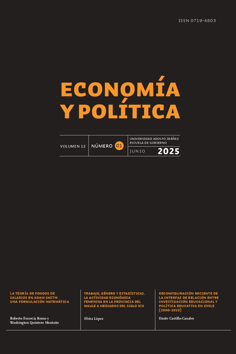 					Ver Vol. 12 Núm. 1 (2025): Volumen 12 | Número 1
				